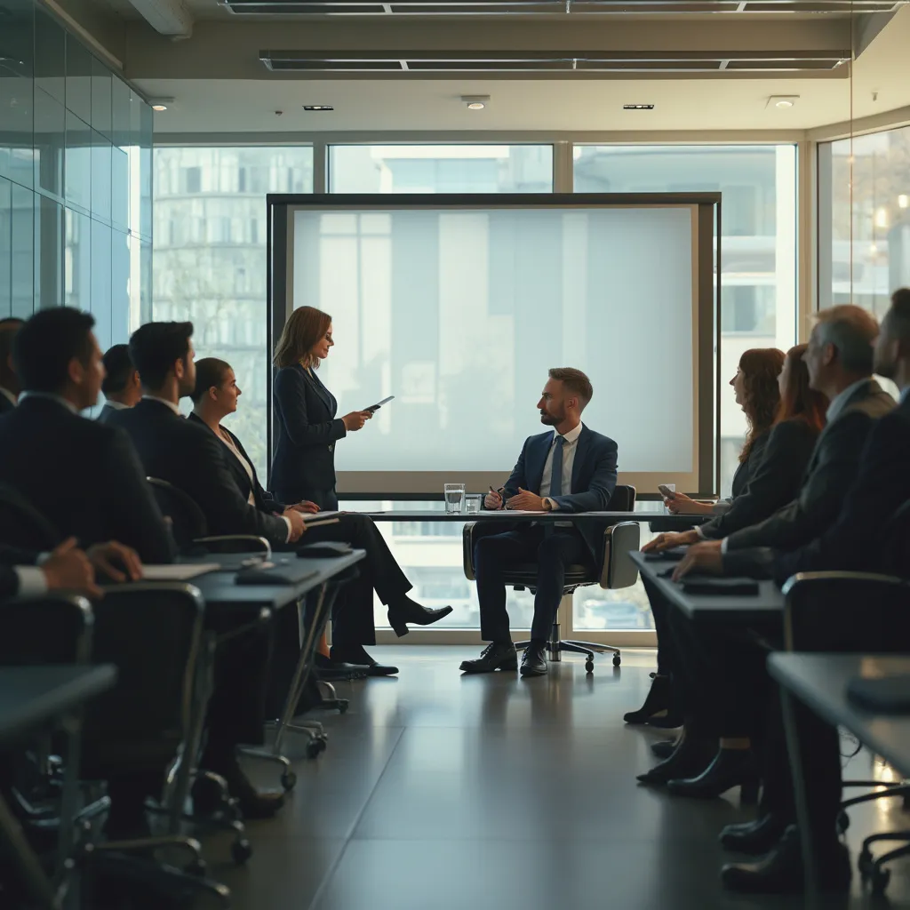 Atelier de consultation stratégique avec des dirigeants