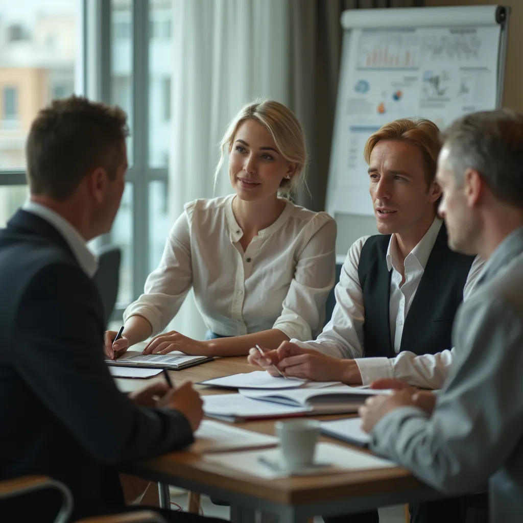 Équipe AffairesPlus en pleine collaboration sur un projet